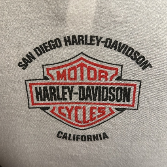 San Diego Harley V-neck Tee - Picture 4 of 5